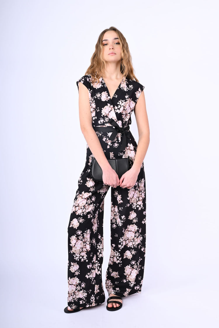 Floral print jumpsuit