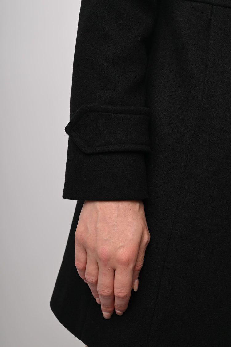 Mandarin collar coat