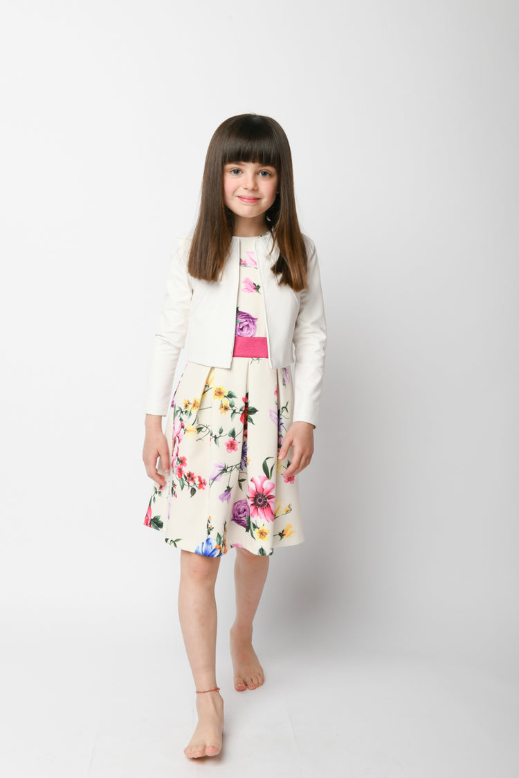 Floral print mini dress