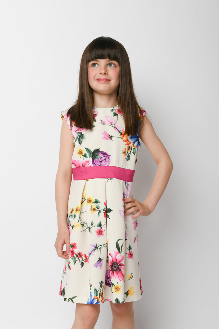Floral print mini dress