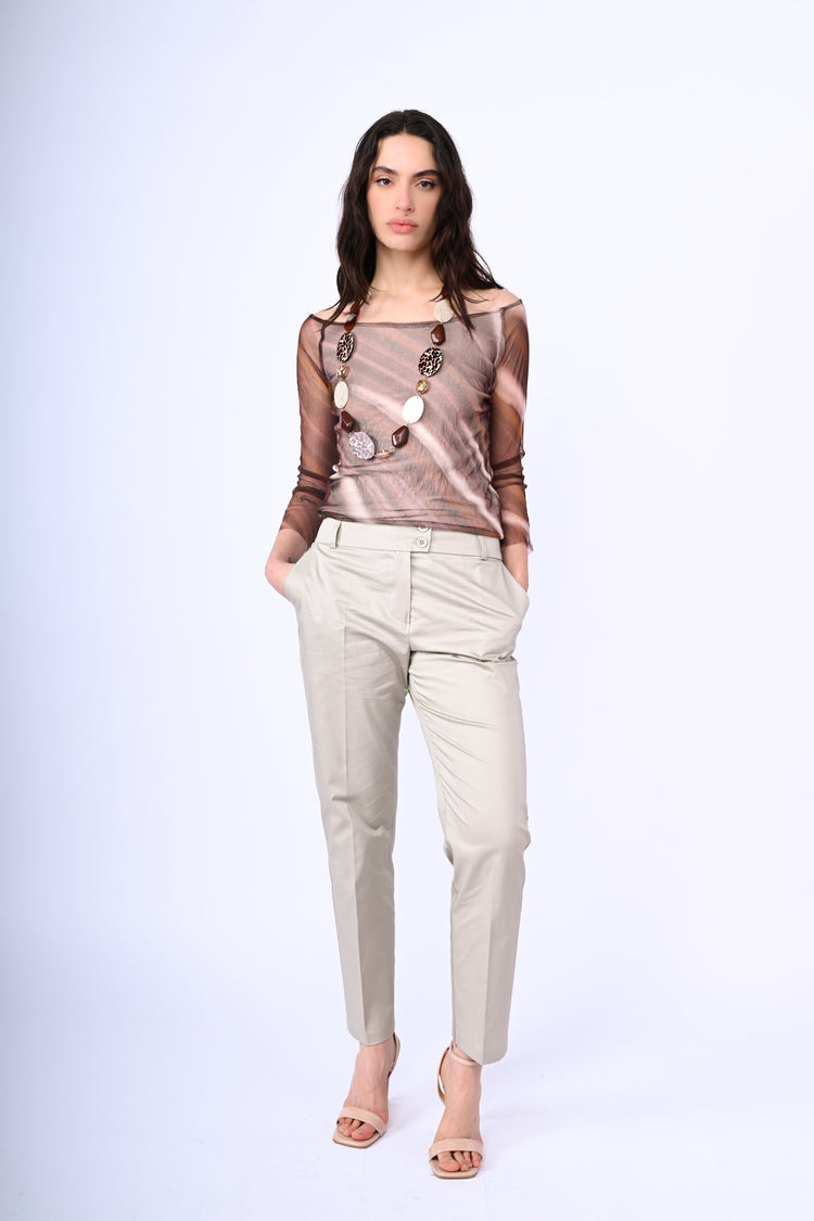 Straight-leg trousers