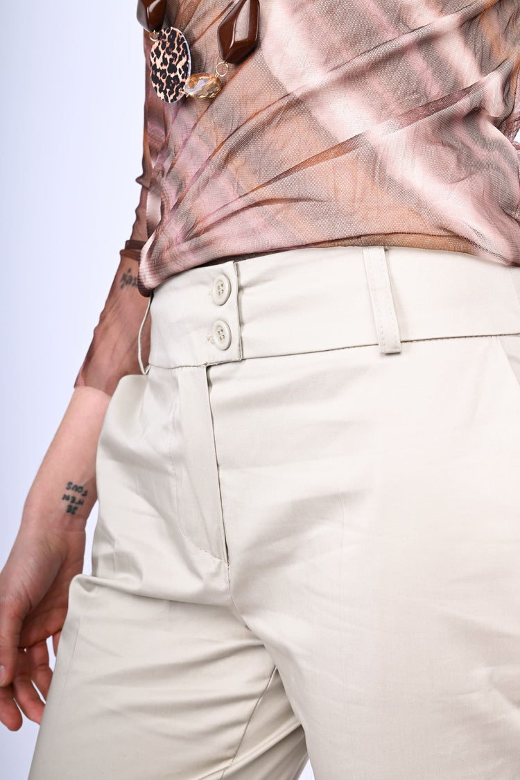 Straight-leg trousers