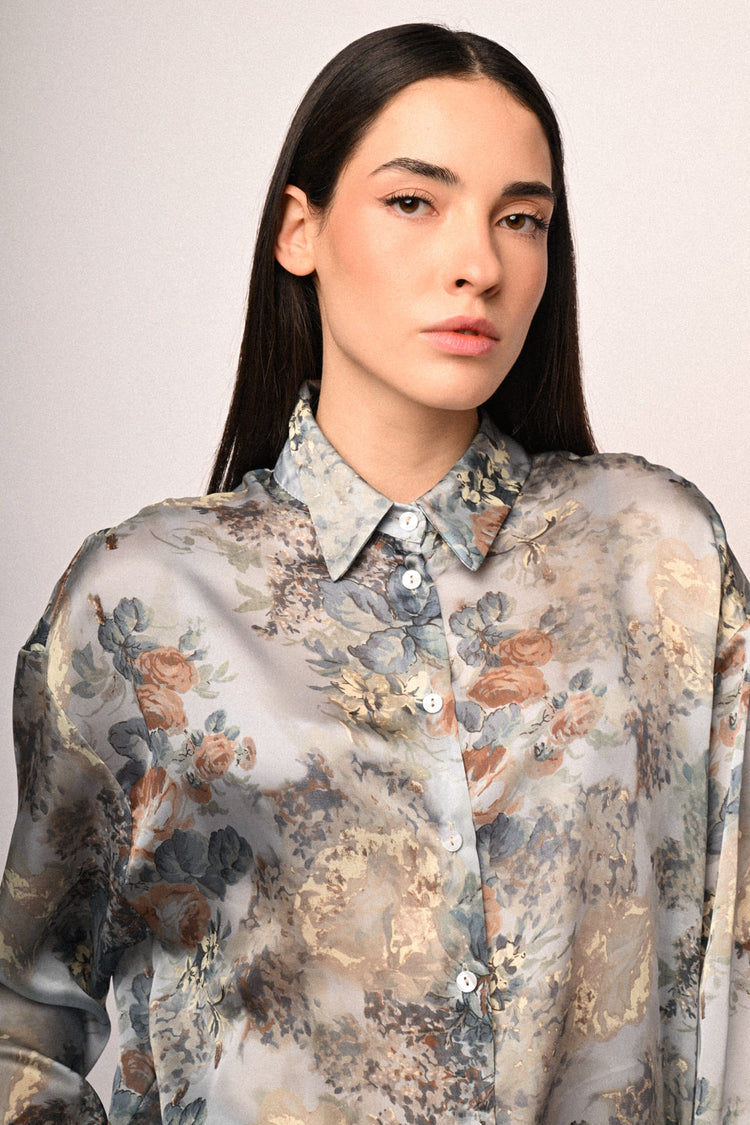 Floral print shirt