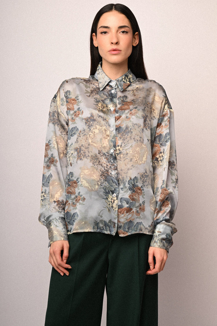 Floral print shirt