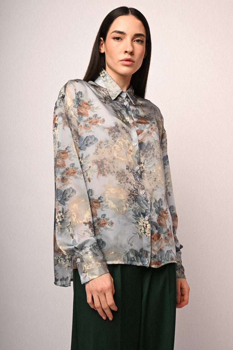 Floral print shirt