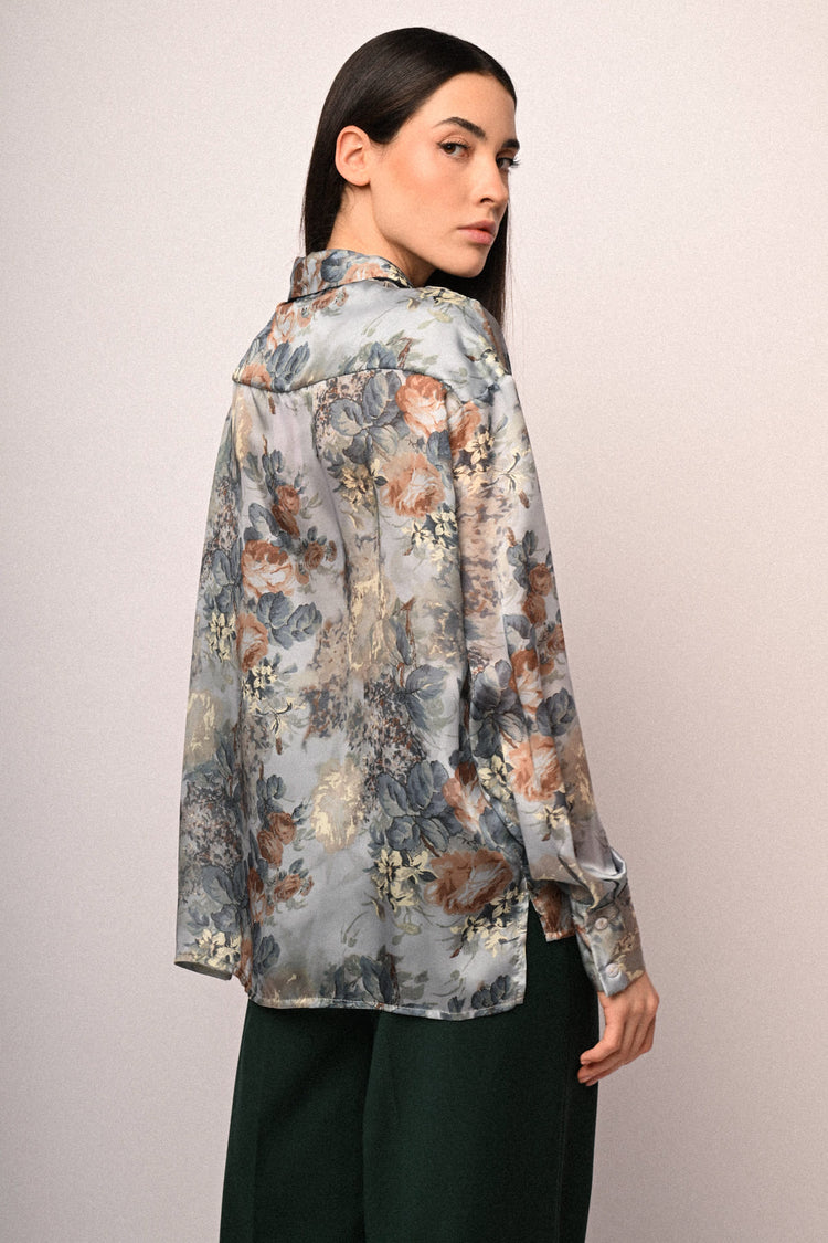 Floral print shirt