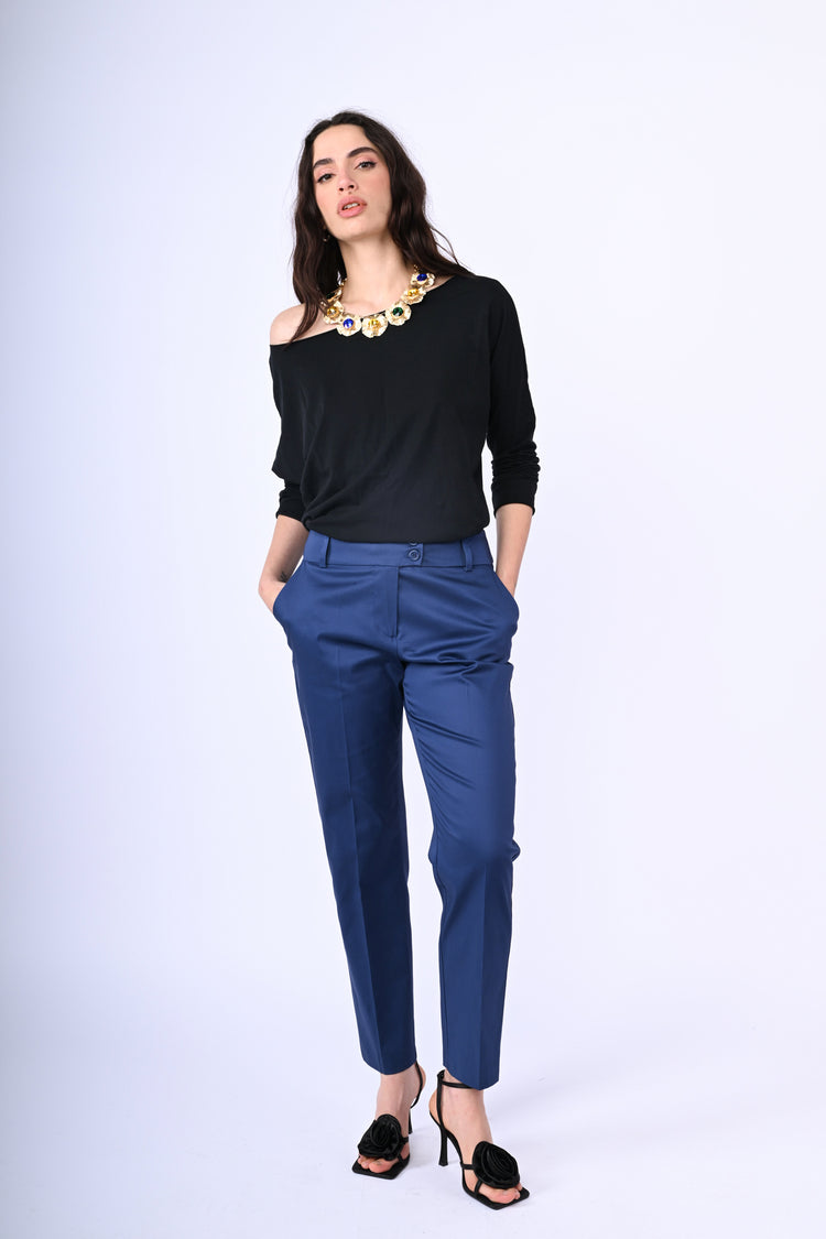 Straight-leg trousers