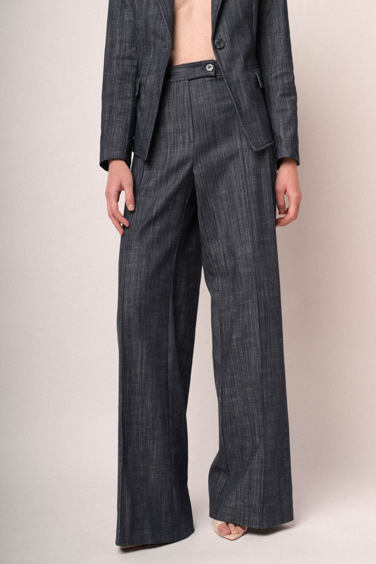 Pantaloni palazzo doppio bottone