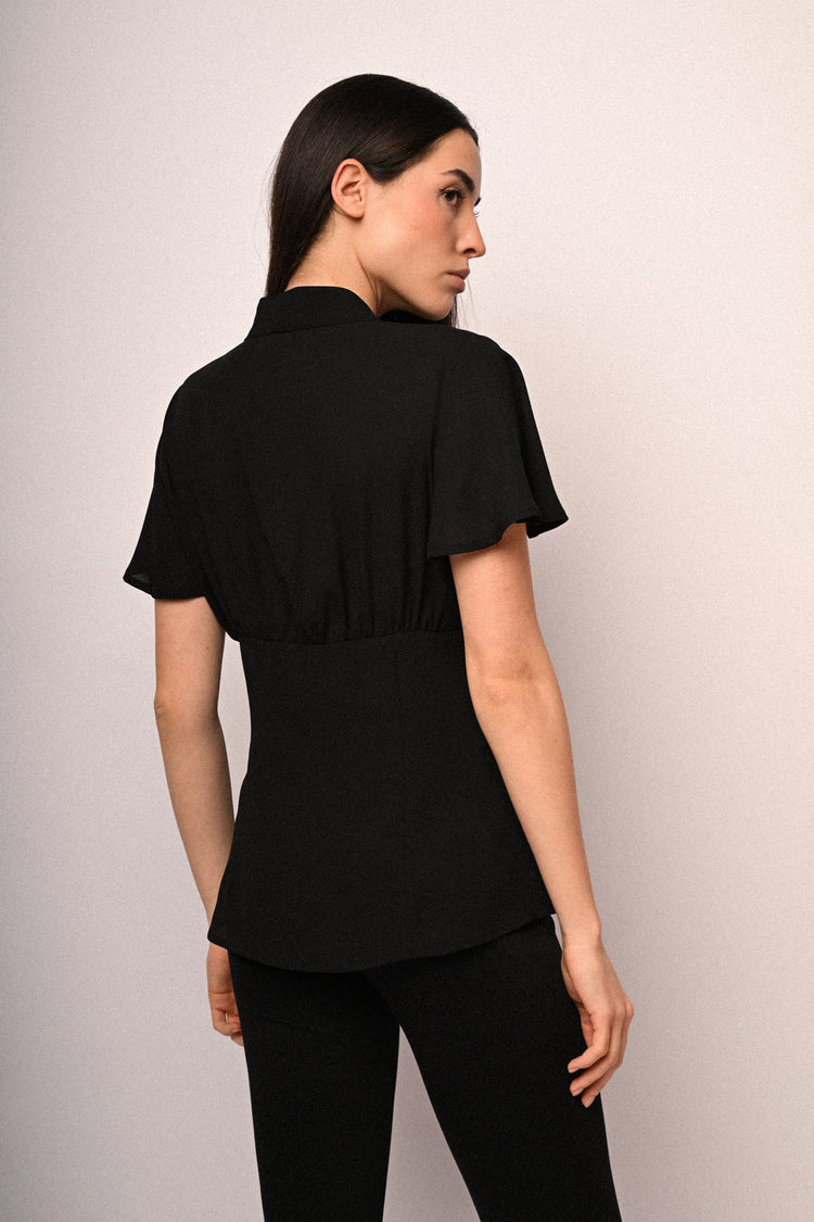 Butterfly sleeves shirt