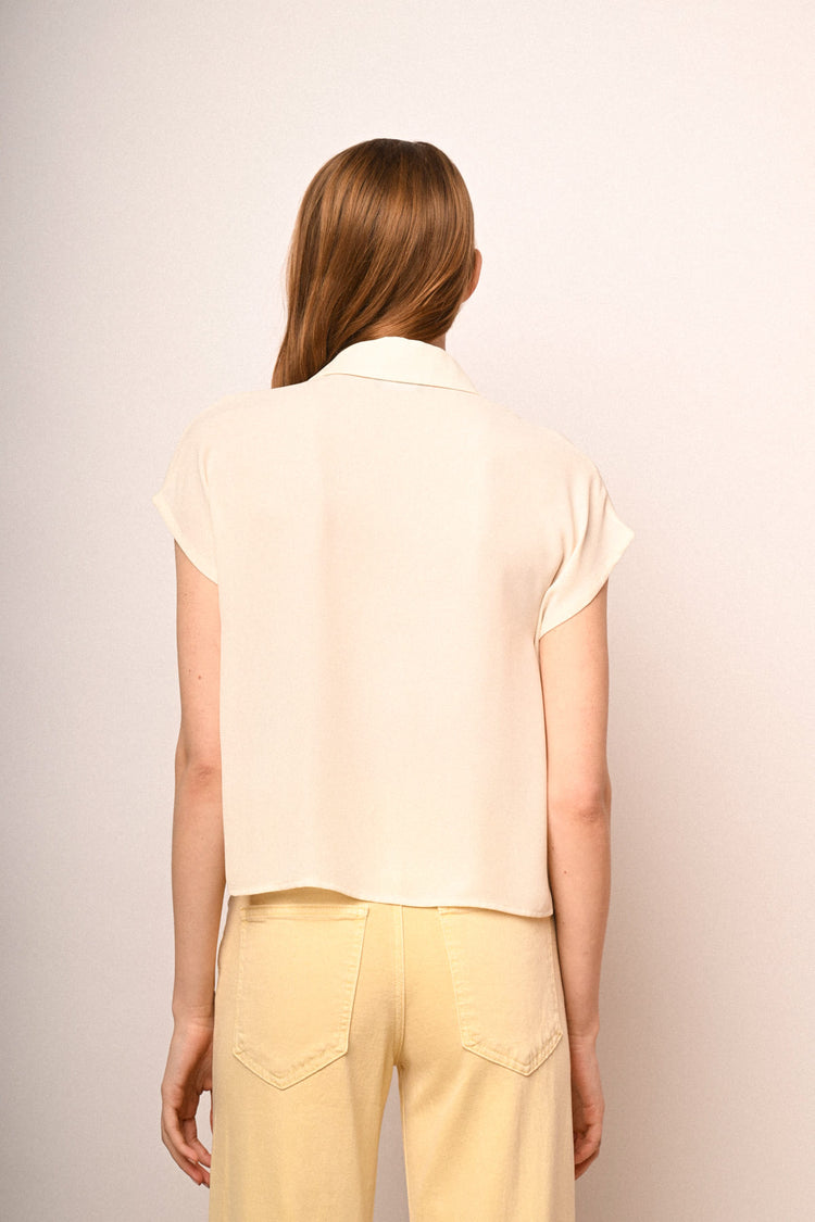Cap sleeved shirt
