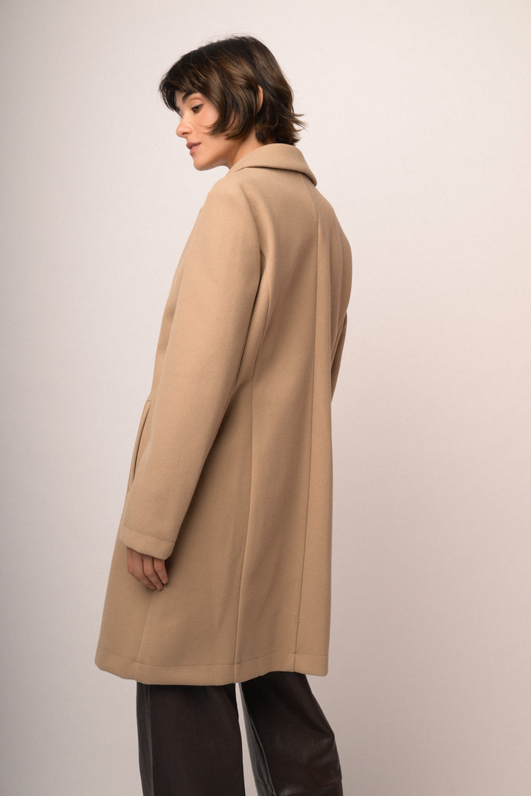 Cappotto basic un bottone