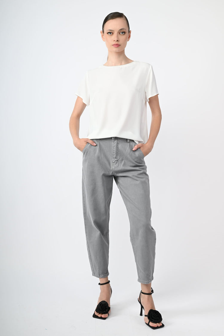 Lurex piping t-shirt