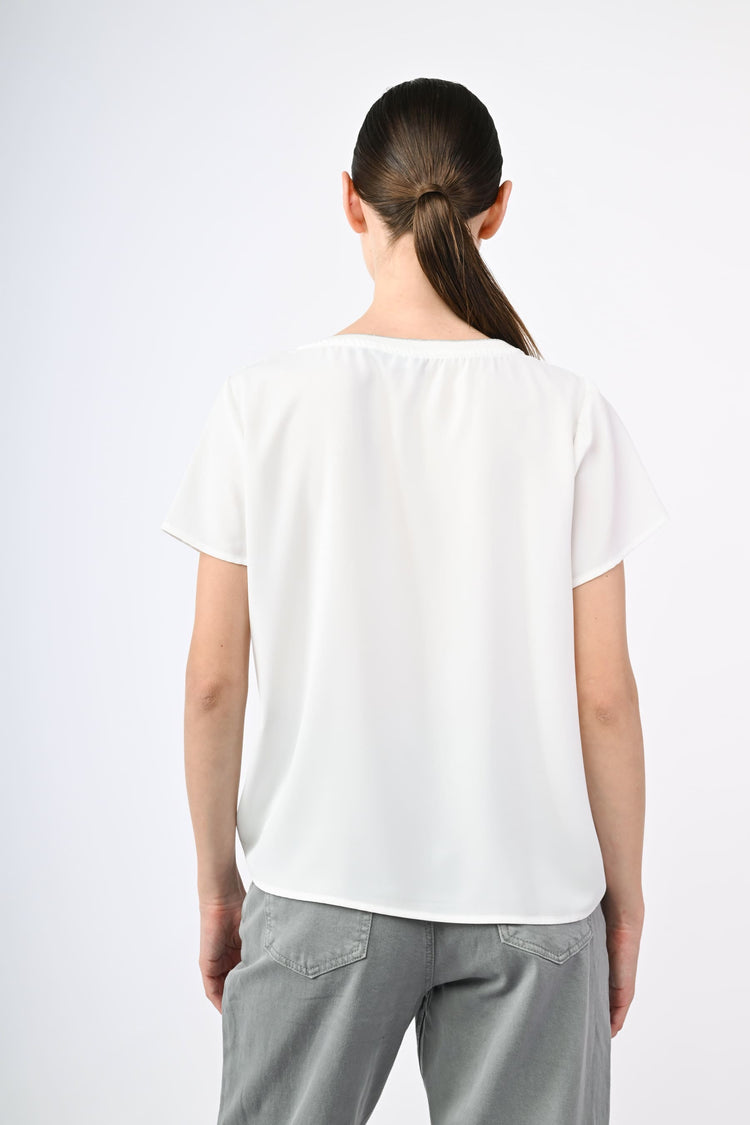 Lurex piping t-shirt