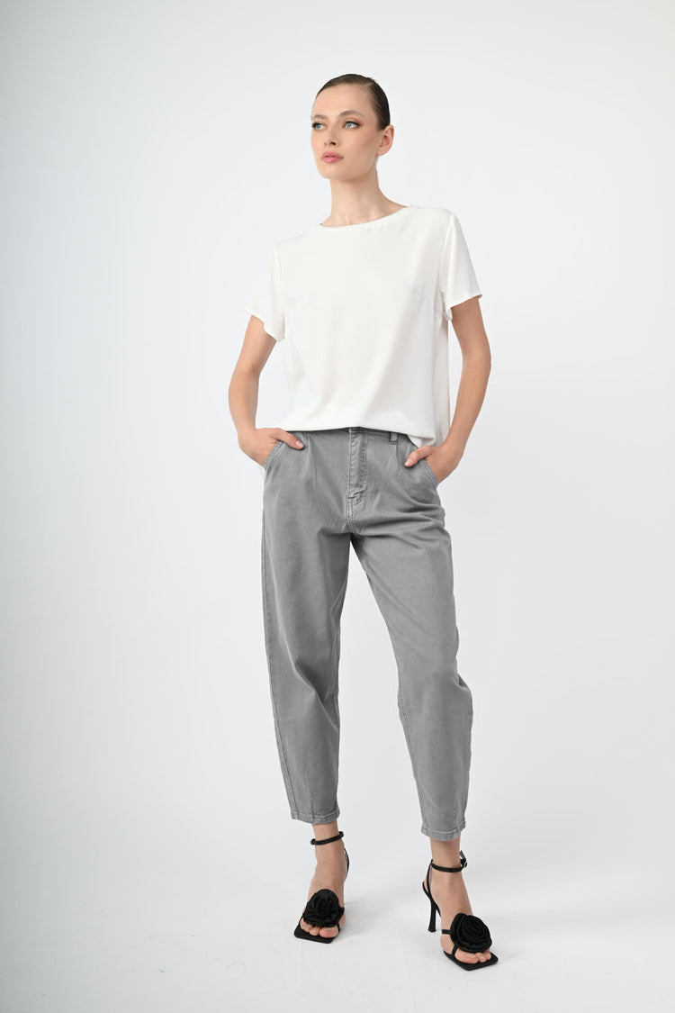 Lurex piping t-shirt