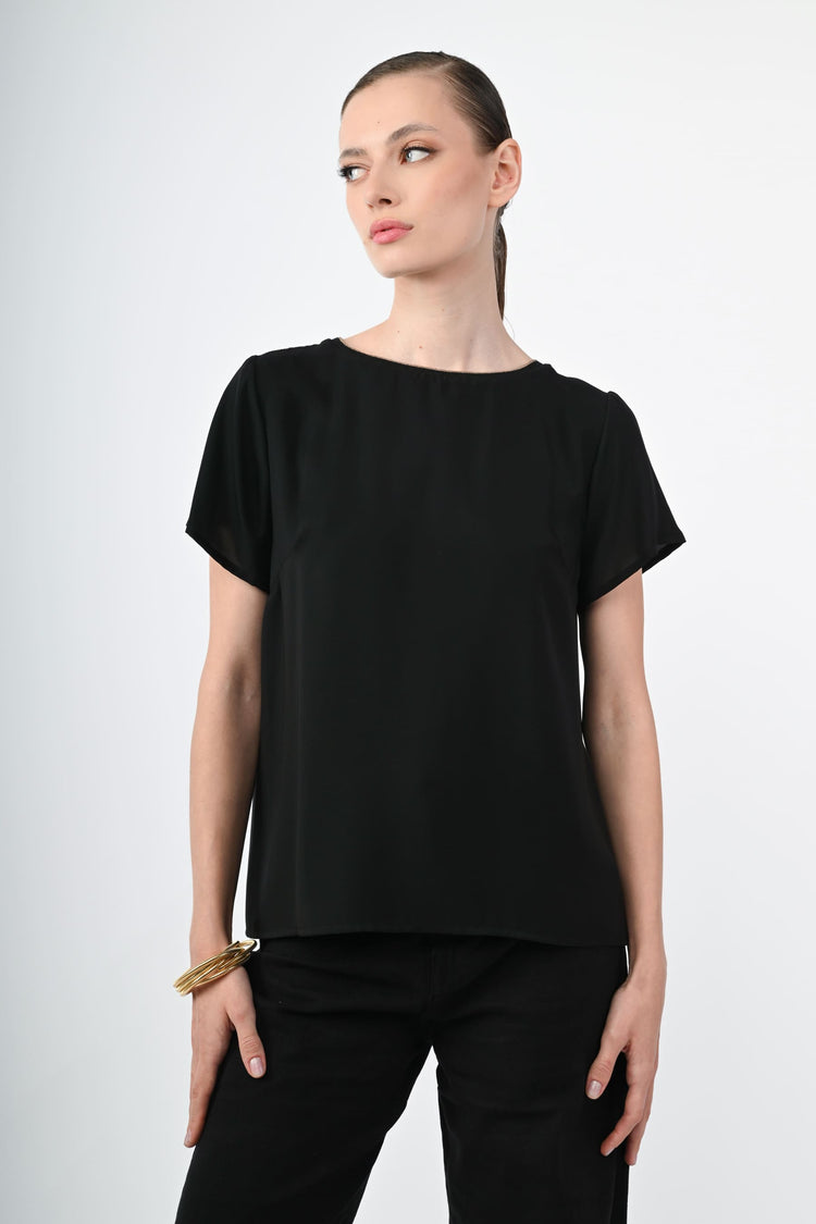 Lurex piping t-shirt