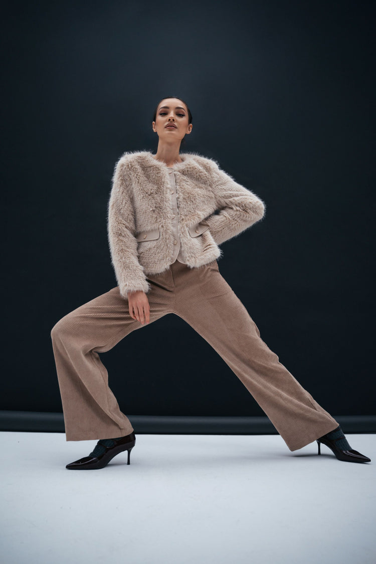 Corduroy palazzo trousers