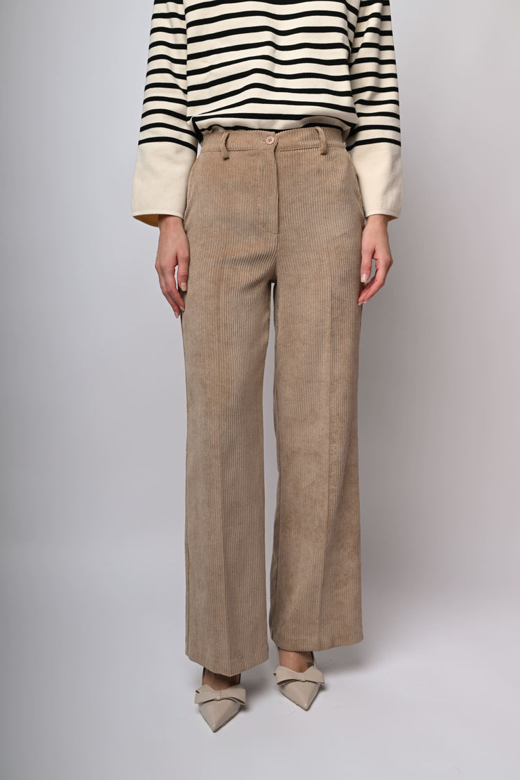 Corduroy palazzo trousers