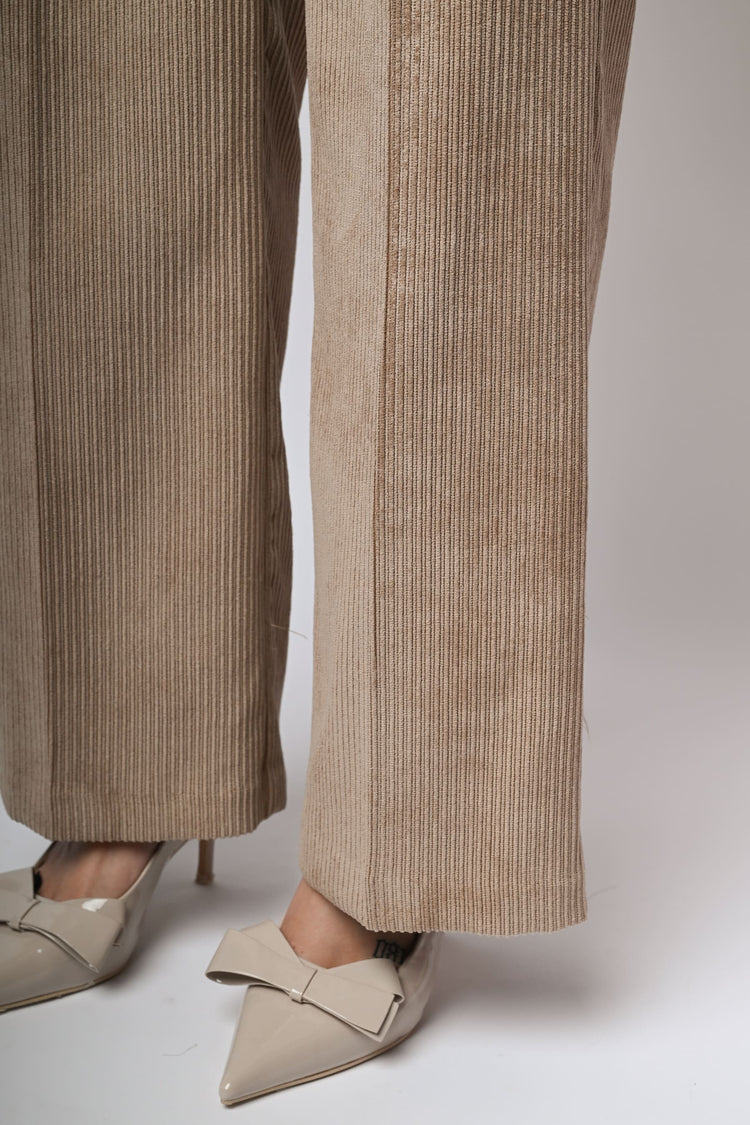 Corduroy palazzo trousers