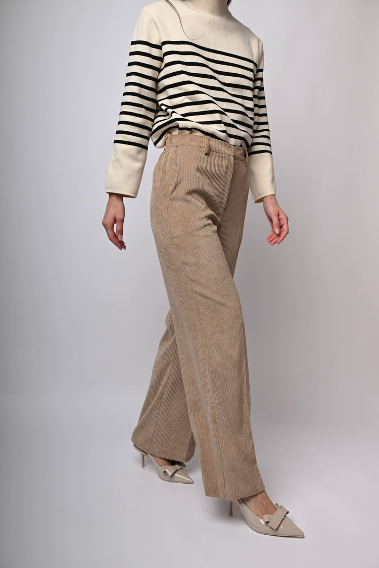 Corduroy palazzo trousers