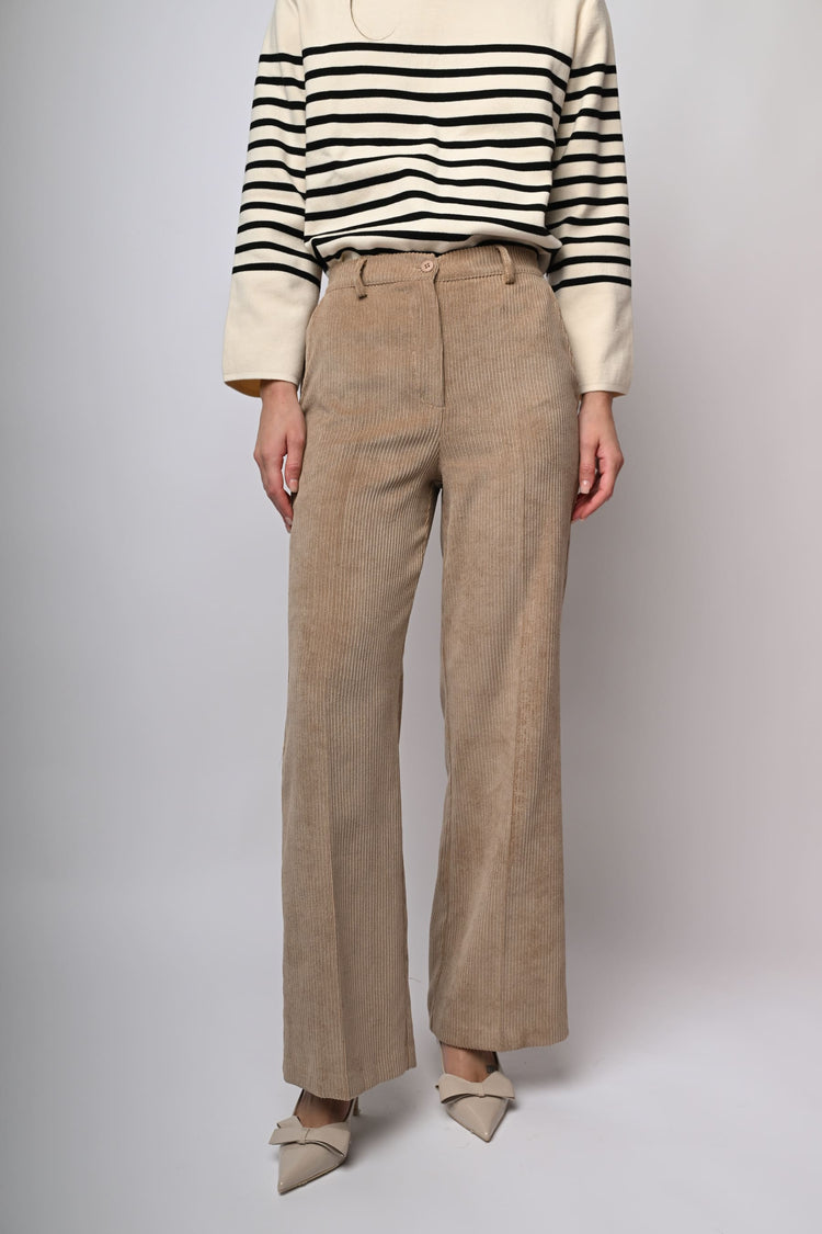 Corduroy palazzo trousers