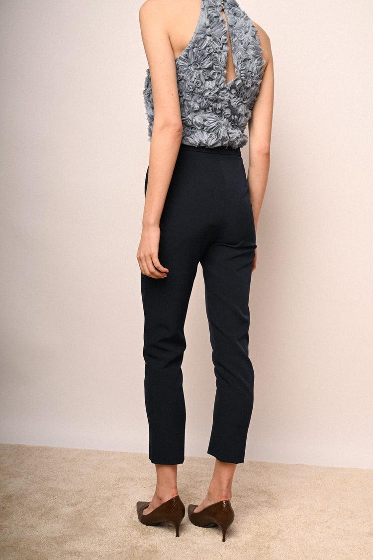 Basic slim-fit trousers