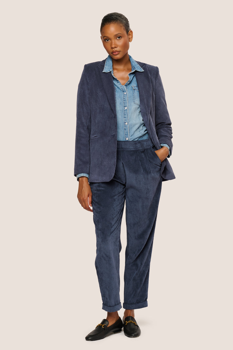 Corduroy baggy trousers
