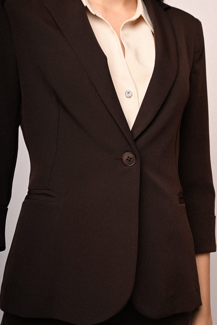 Giacca basic con risvolto