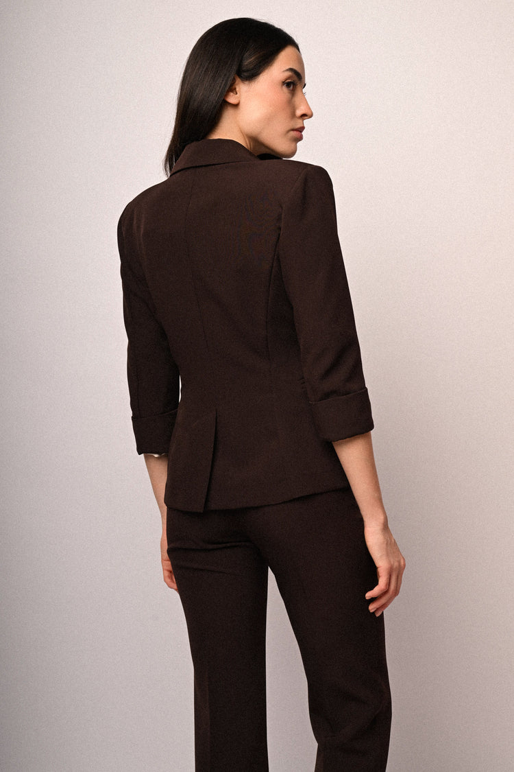 Giacca basic con risvolto