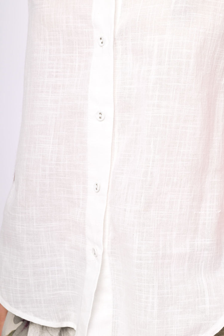Oversized cotton shirt