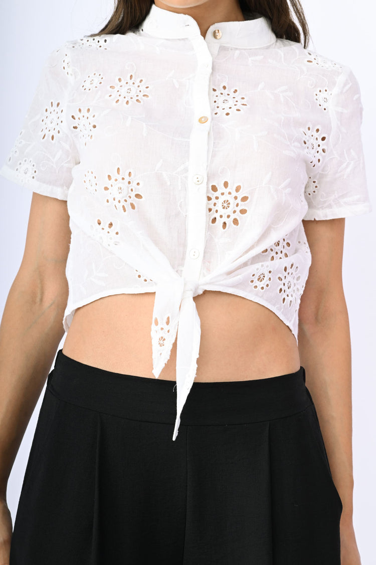 Broderie Anglaise shirt