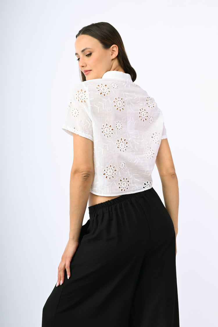 Broderie Anglaise shirt
