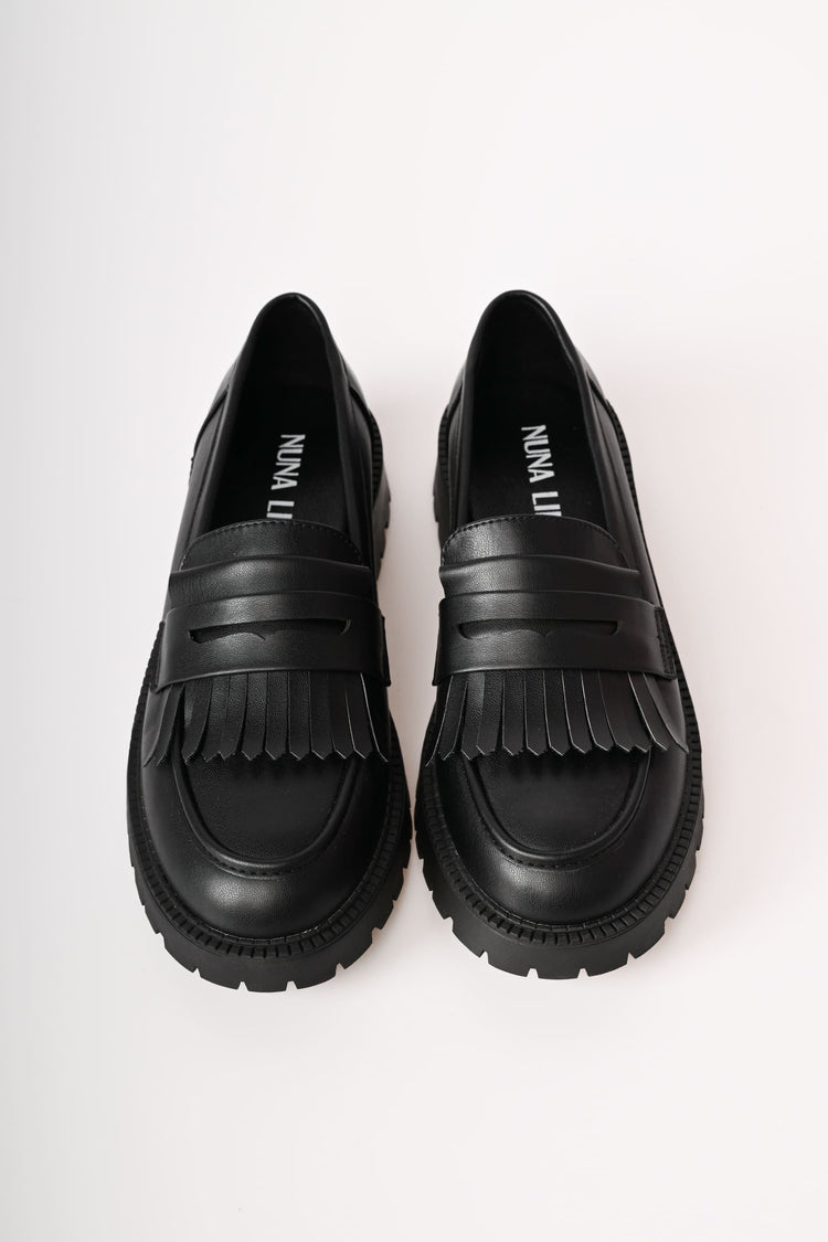 Fringed tassels loafers