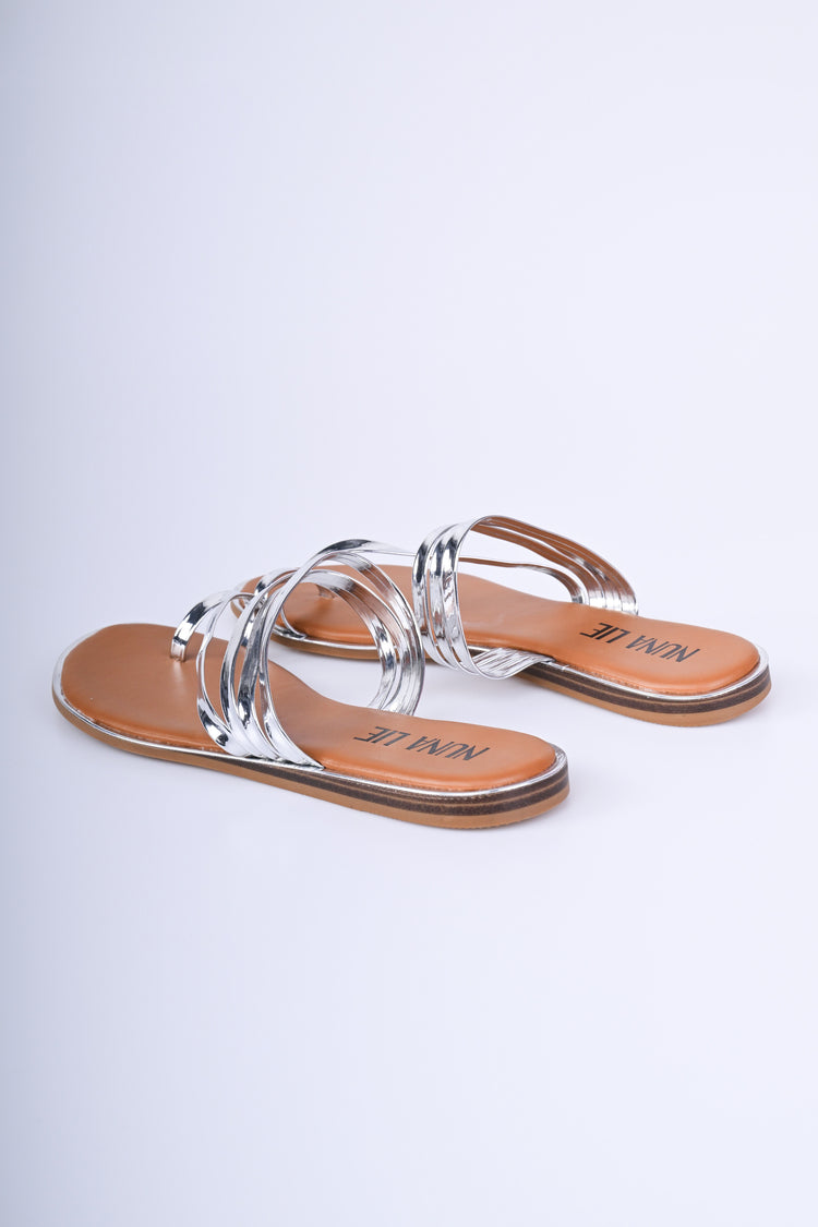 Straps toe-post flat sandals