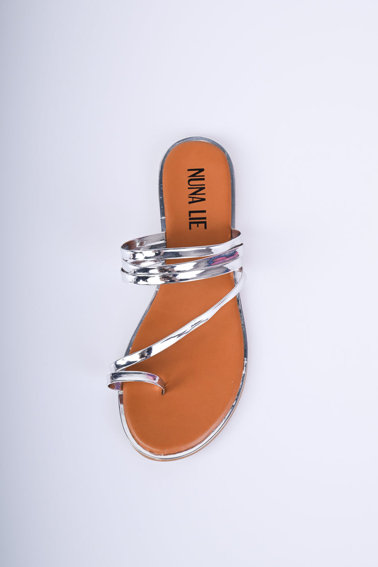 Straps toe-post flat sandals