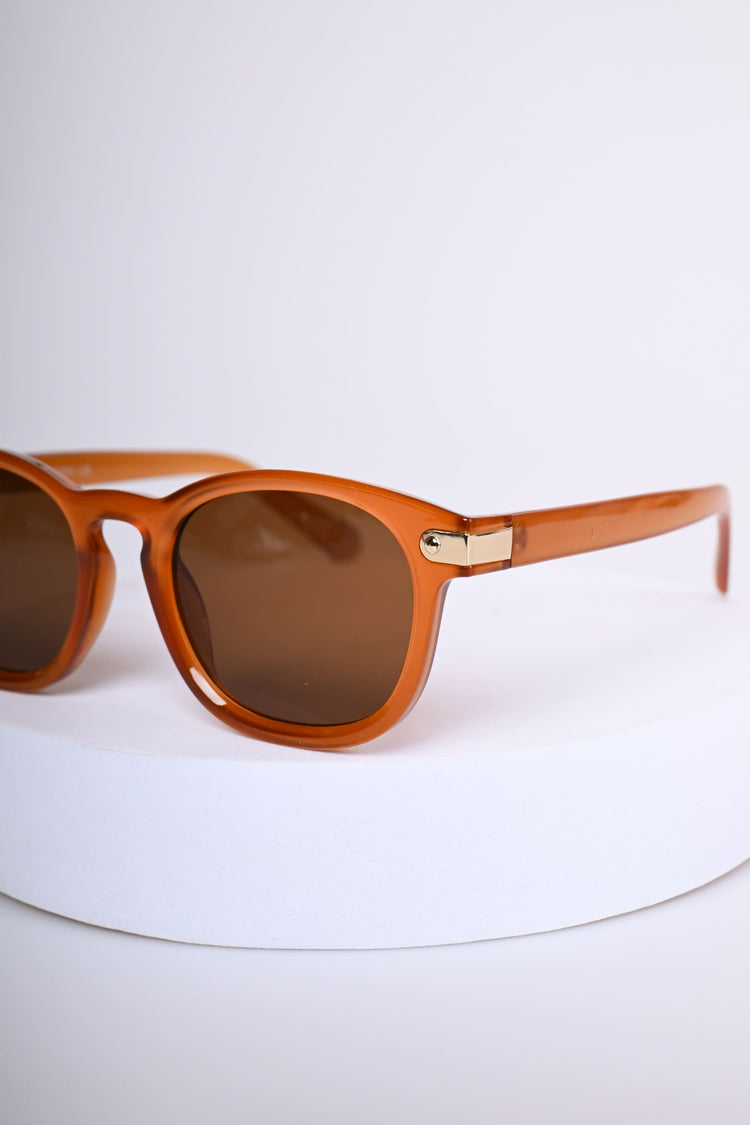 Rounded sunglasses