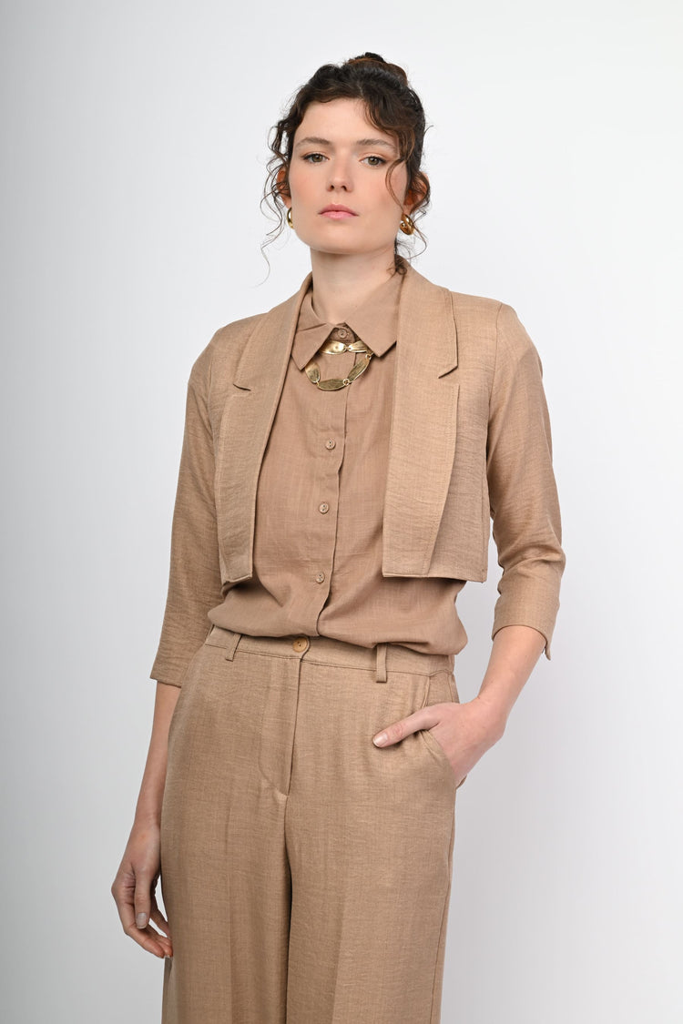Cropped blazer