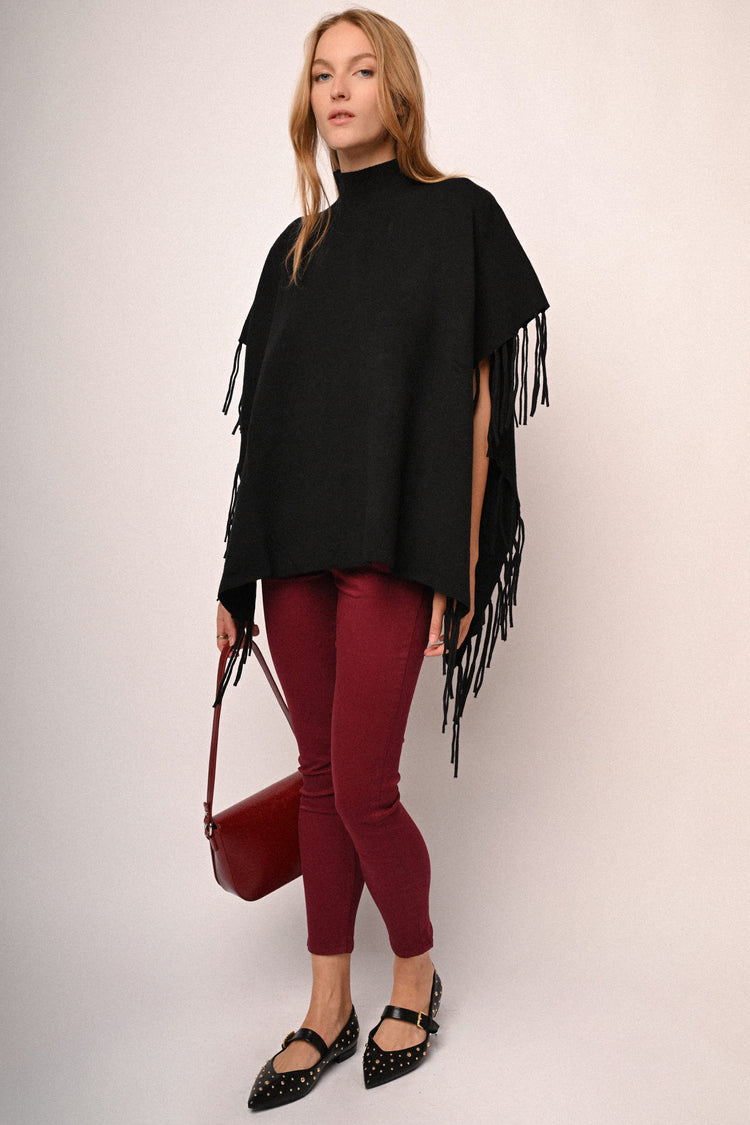 Jewel button skinny jeans
