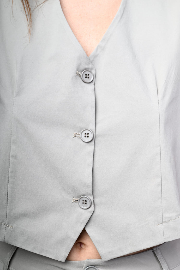 Viscose-blend single-breasted blazer