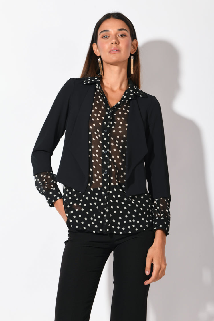 Cropped blazer