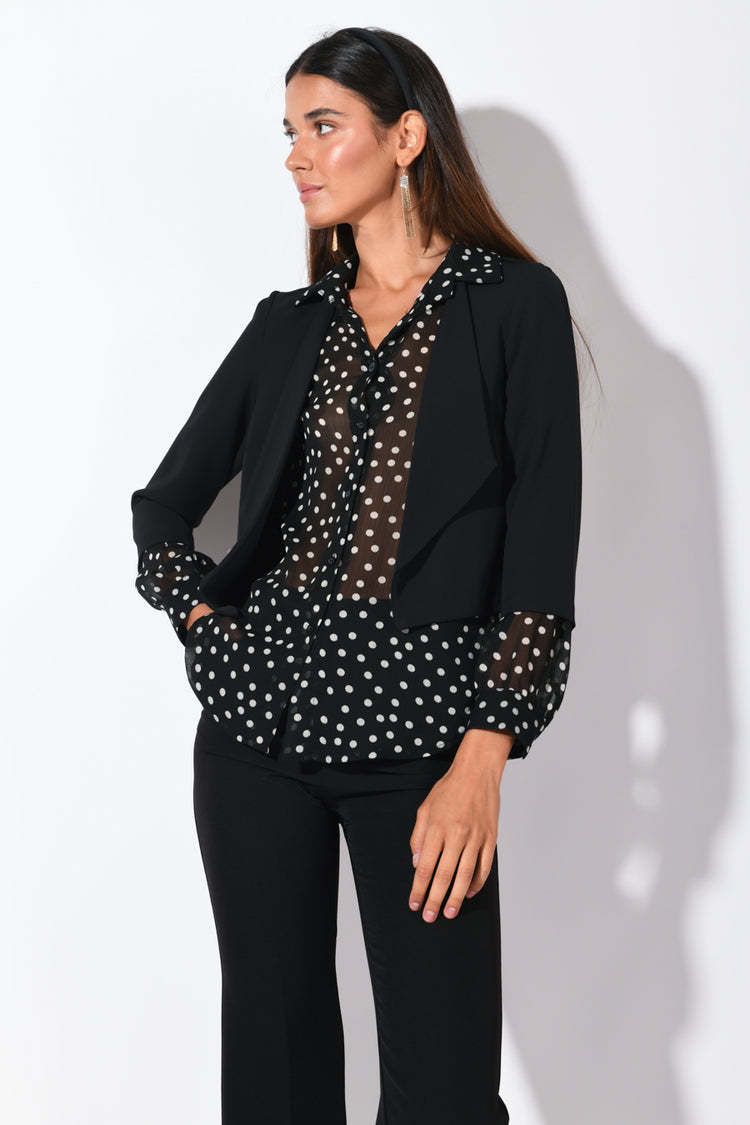 Cropped blazer