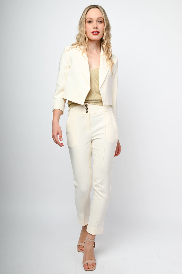 Cropped blazer