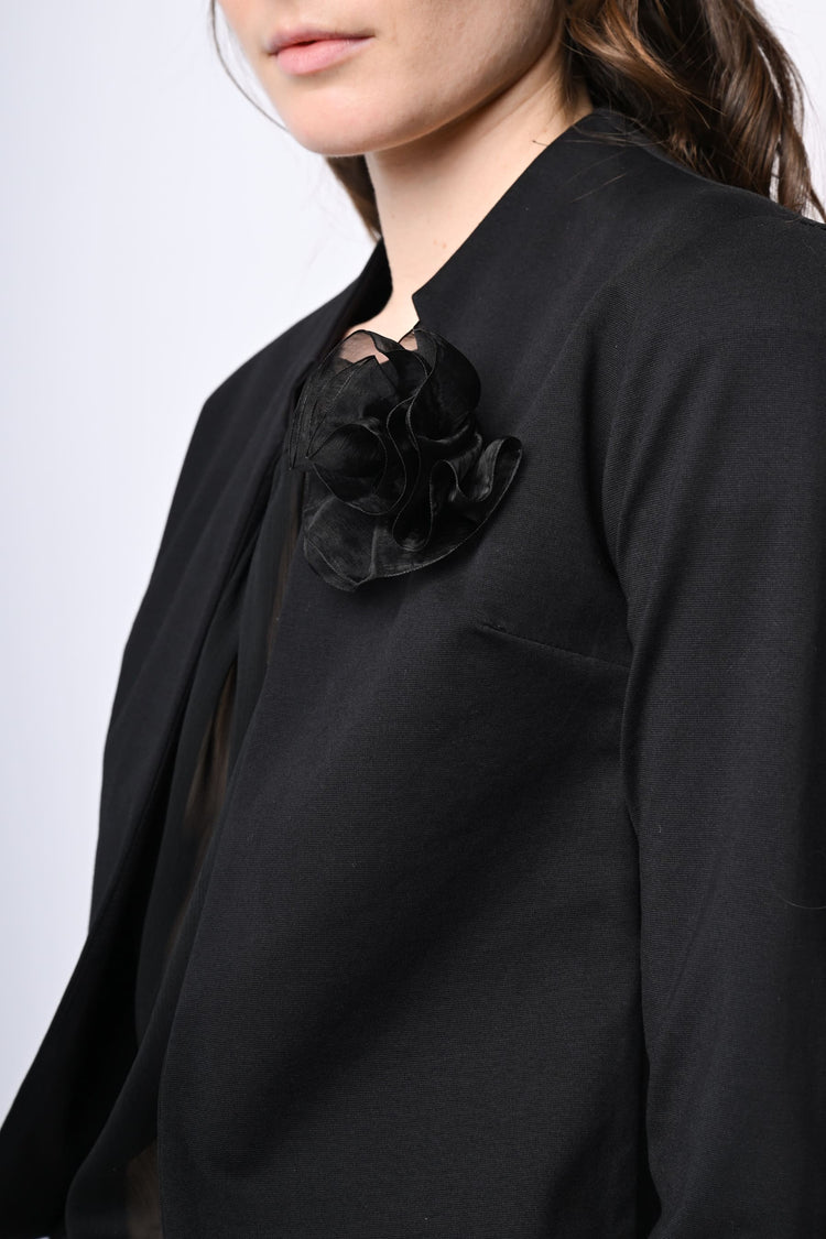 3D rose brooch bolero