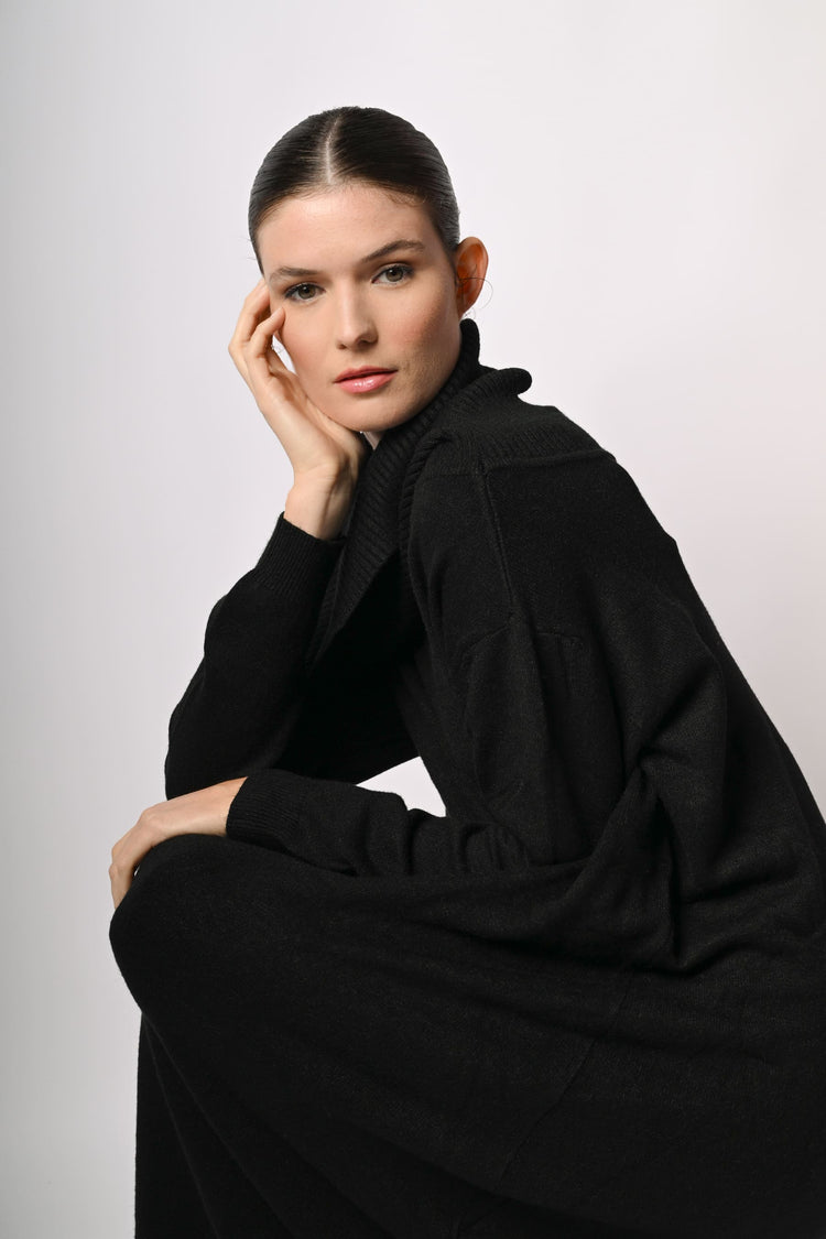Oversized knit dress