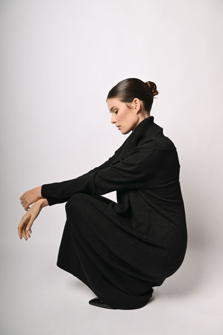 Oversized knit dress