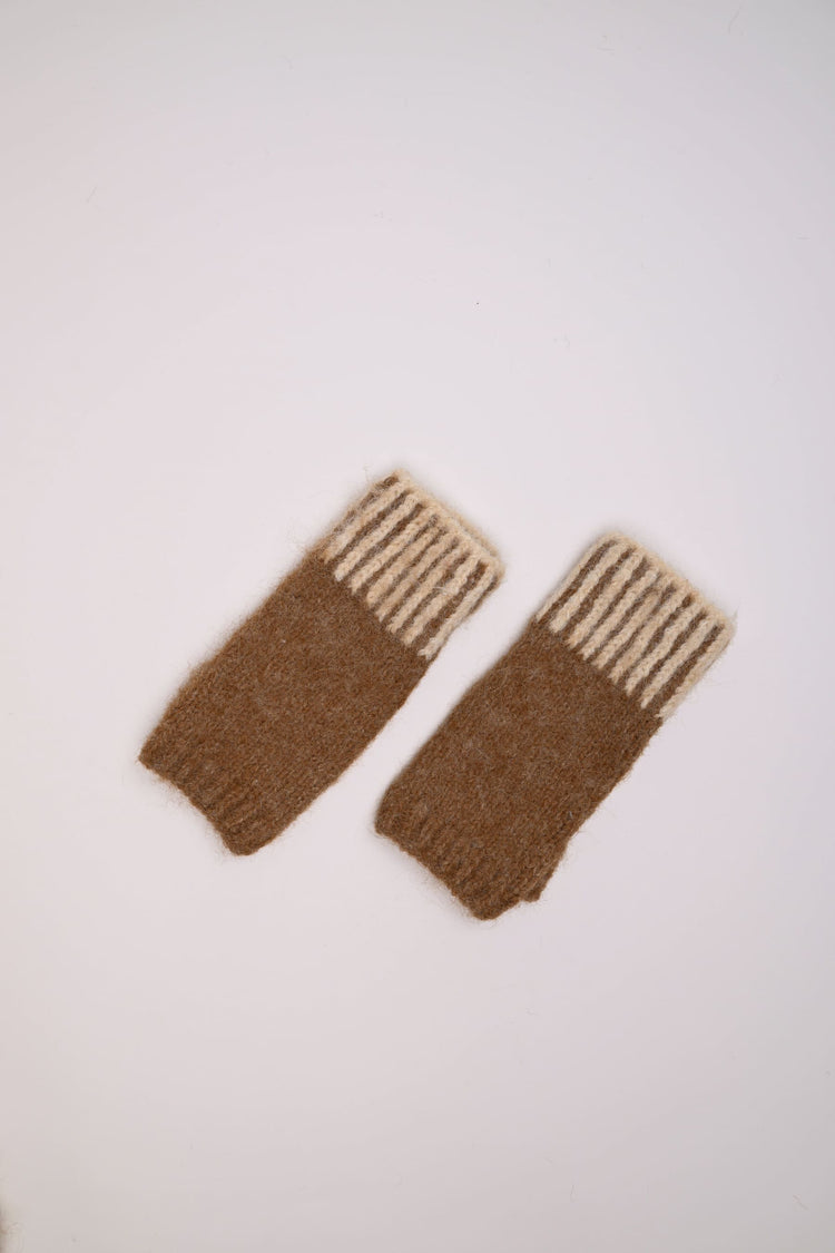 Knit hat + gloves set
