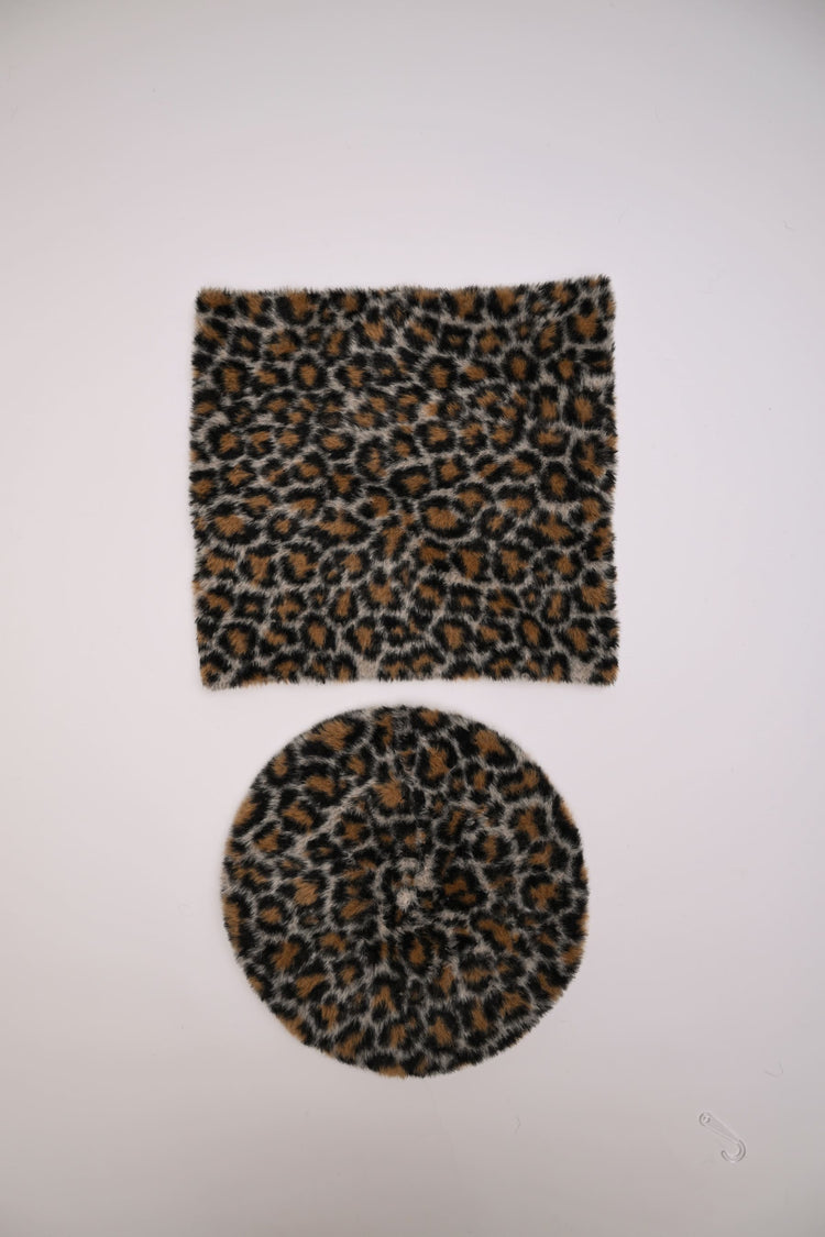 Animalier beret + collar set