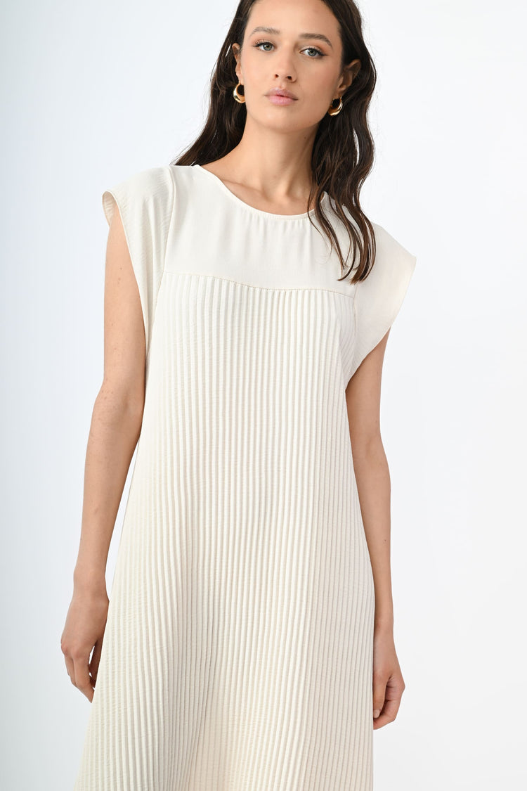 Pleated long dress