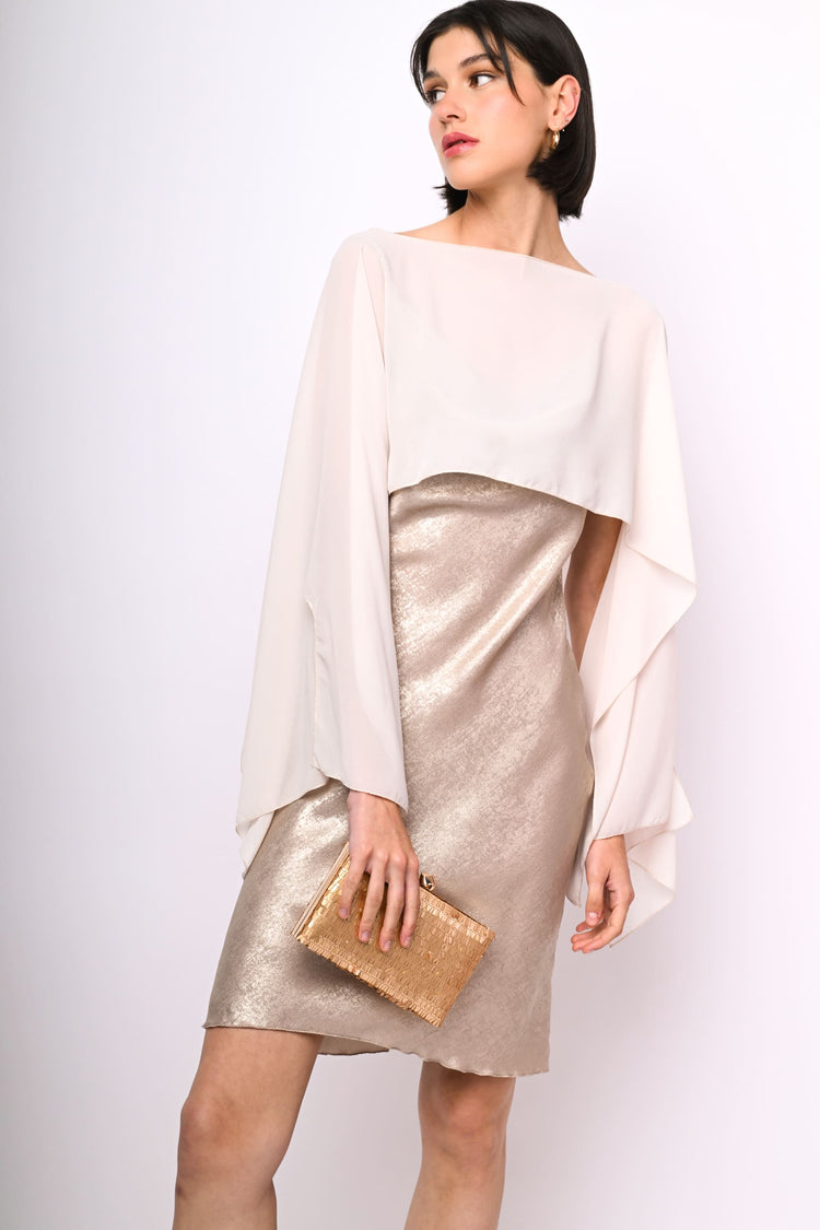 Georgette shrug