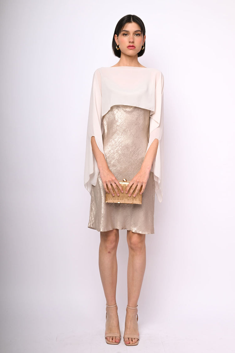 Georgette shrug