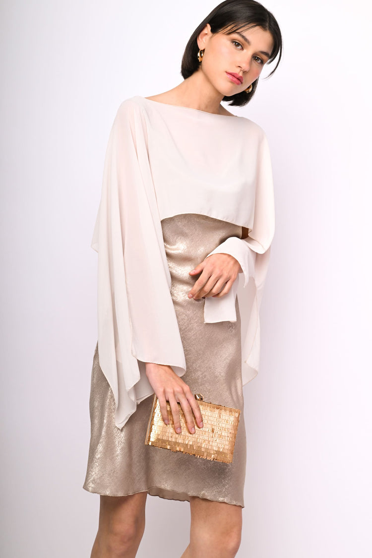 Georgette shrug